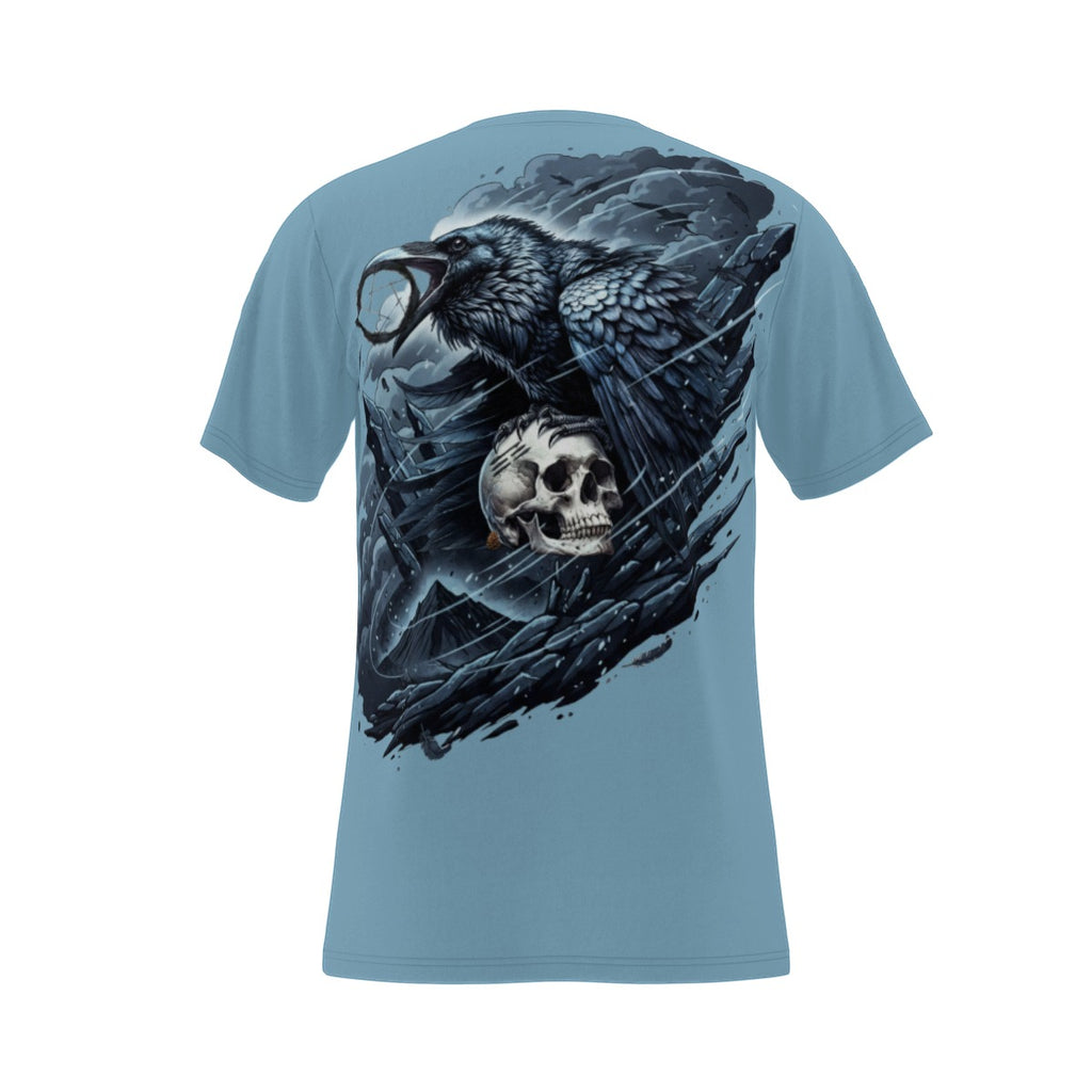 Frostbound Skull and Crow LKWP Jersey T-Shirt