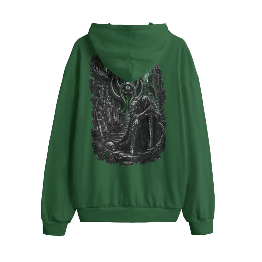 LKWP Emerald Cathedral Knight Hacci Fleece Hoodie – Life Knowledge Wisdom Power