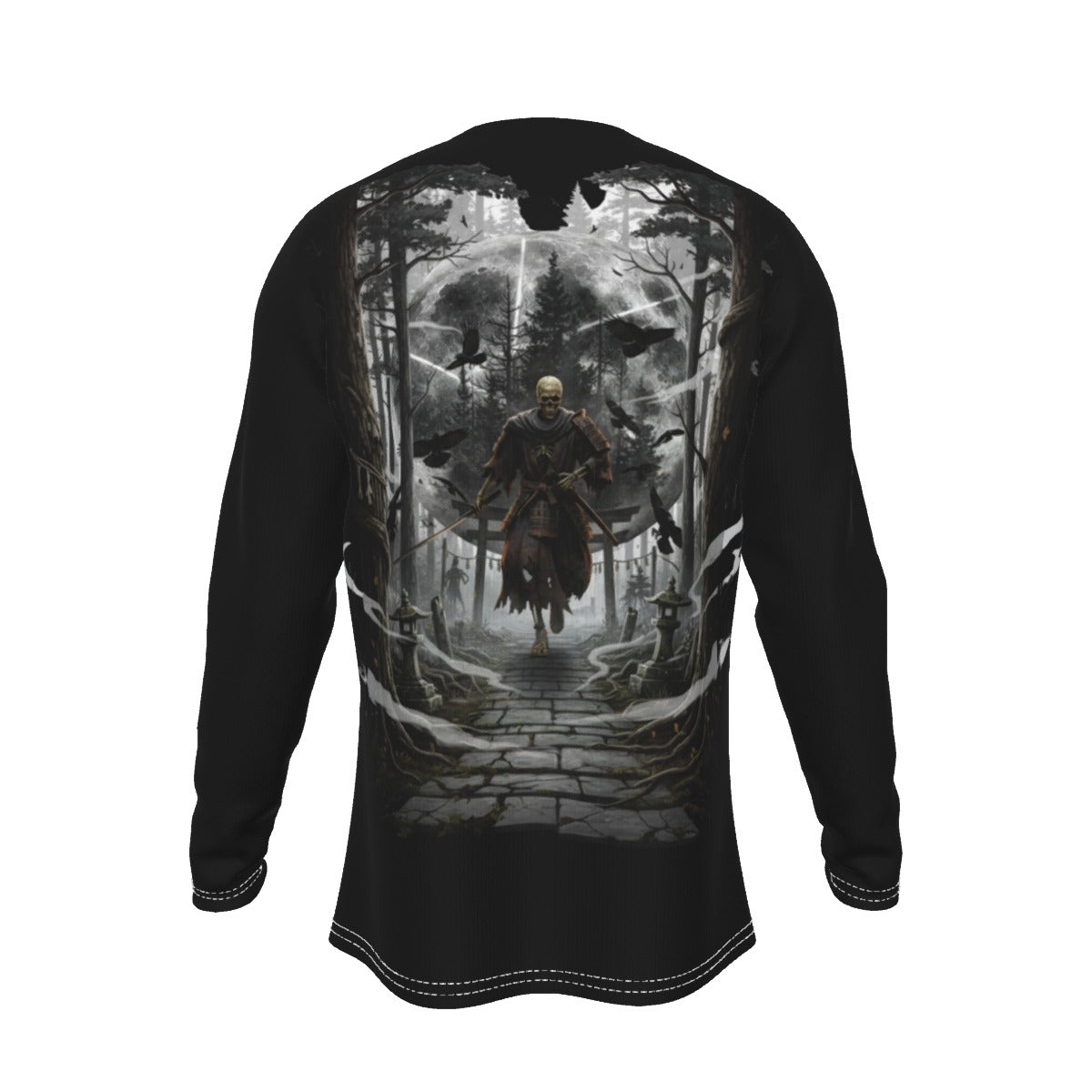 Crow’s Path Skull and Crow LKWP Long-Sleeve Shirt