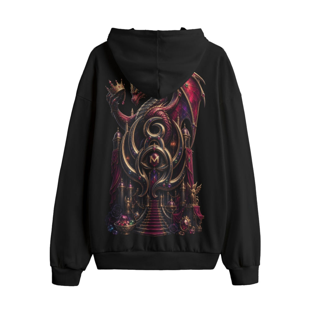Crimson Dragon Throne LKWP Hacci Fleece Hoodie