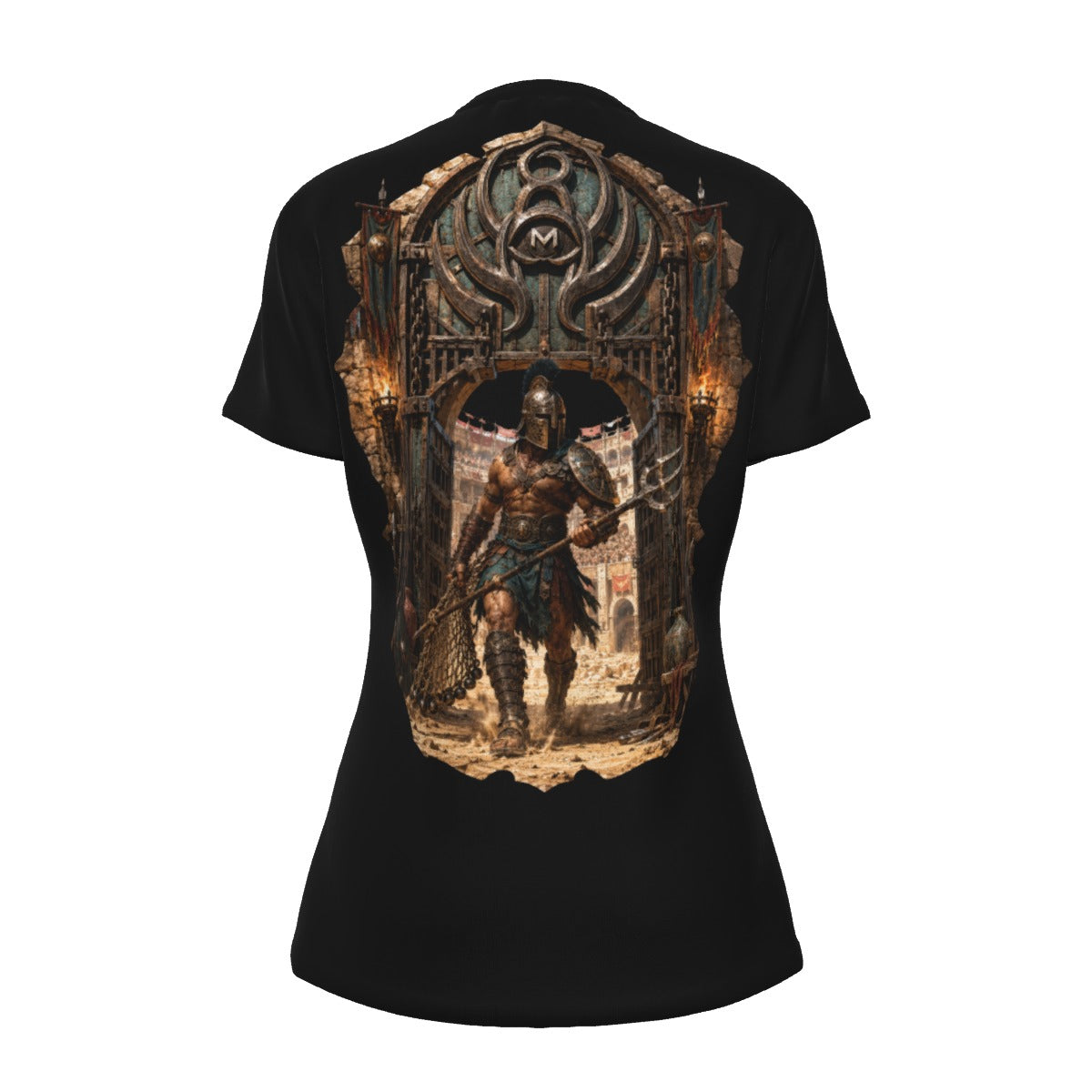 LKWP Gladiator Arena Women’s Cotton T-Shirt – Life Knowledge Wisdom Power