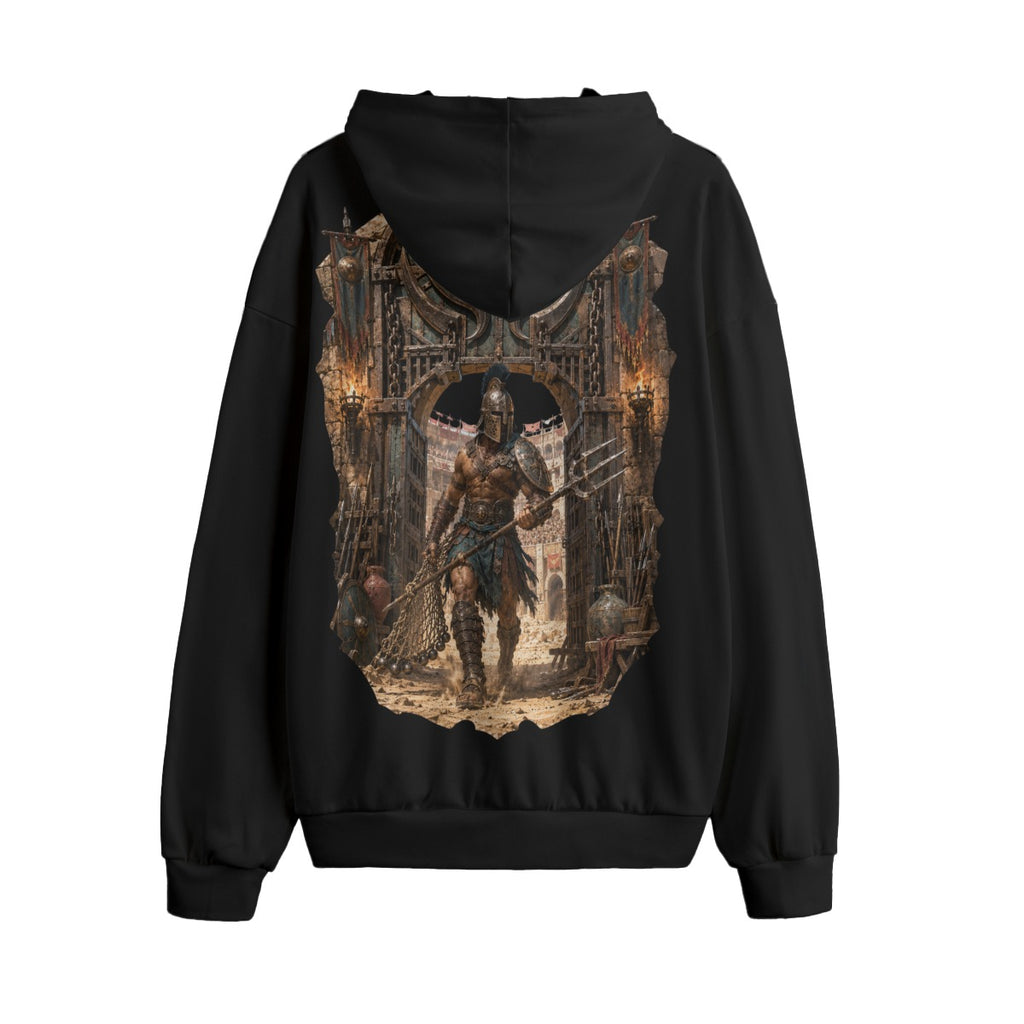 LKWP Gladiator Arena Gate Hacci Fleece Hoodie – Life Knowledge Wisdom Power