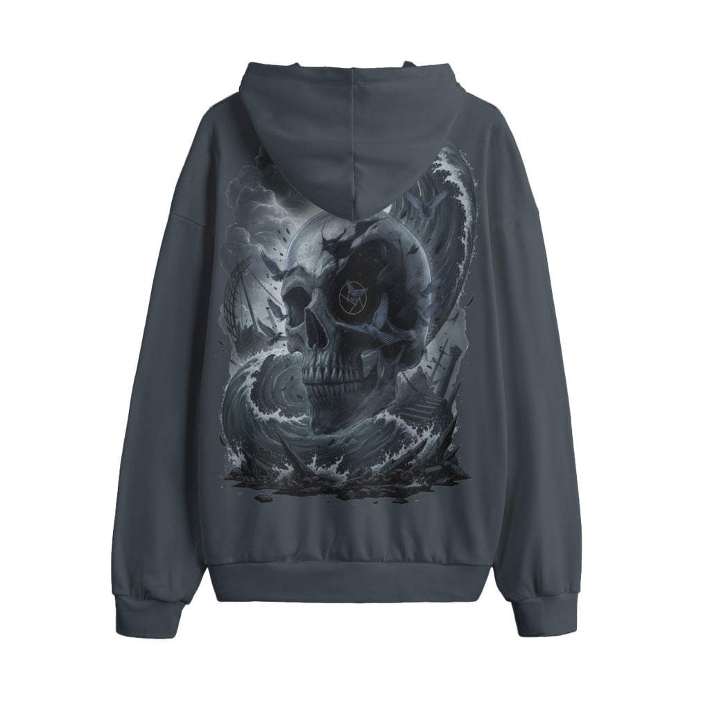 Storm Tide Skull and Crow LKWP Hacci Fleece Hoodie