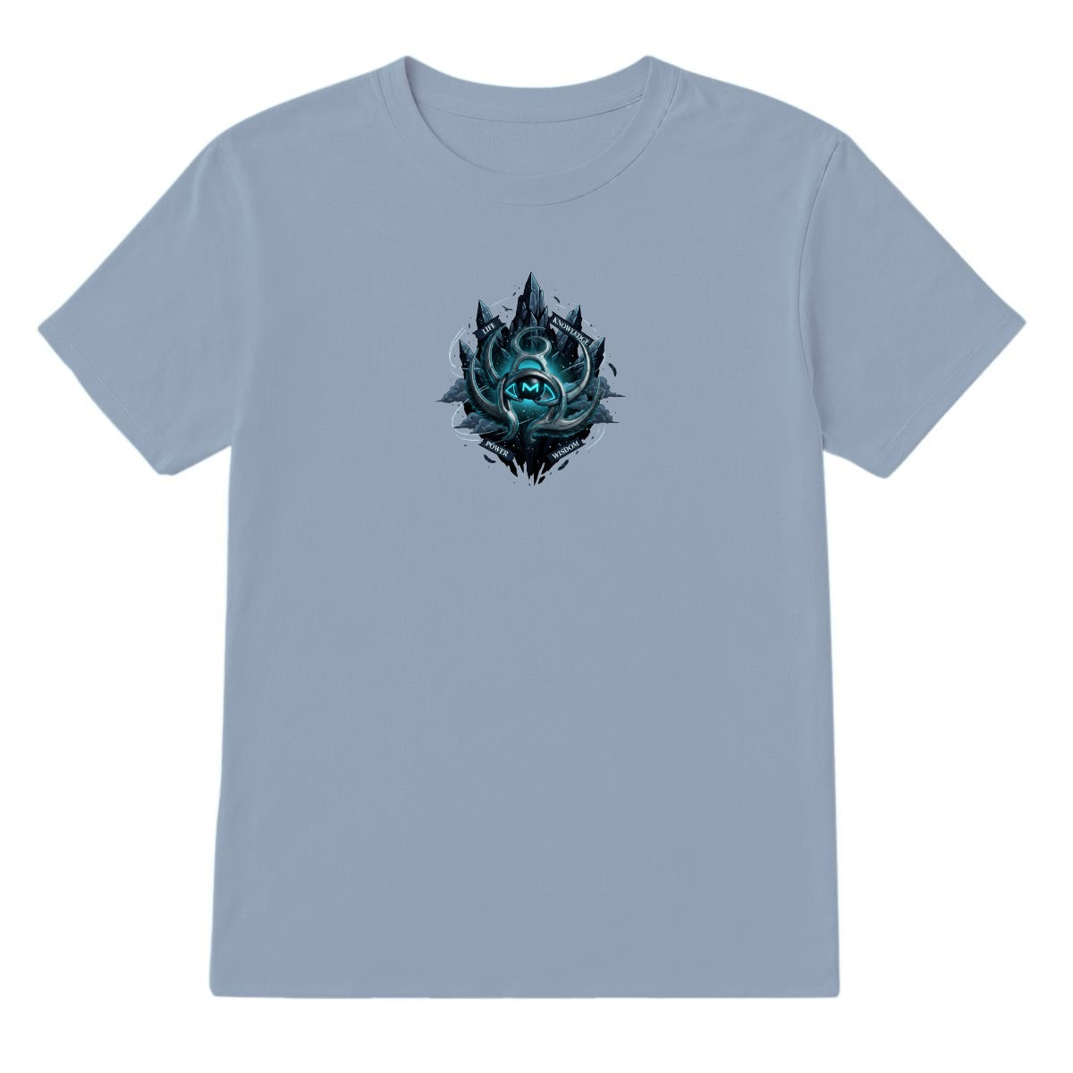 Frostbound Skull and Crow LKWP Graphic T-Shirt