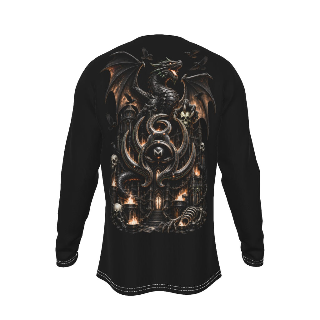 LKWP Gothic Dragon Citadel Long-Sleeve Shirt – Life Knowledge Wisdom Power