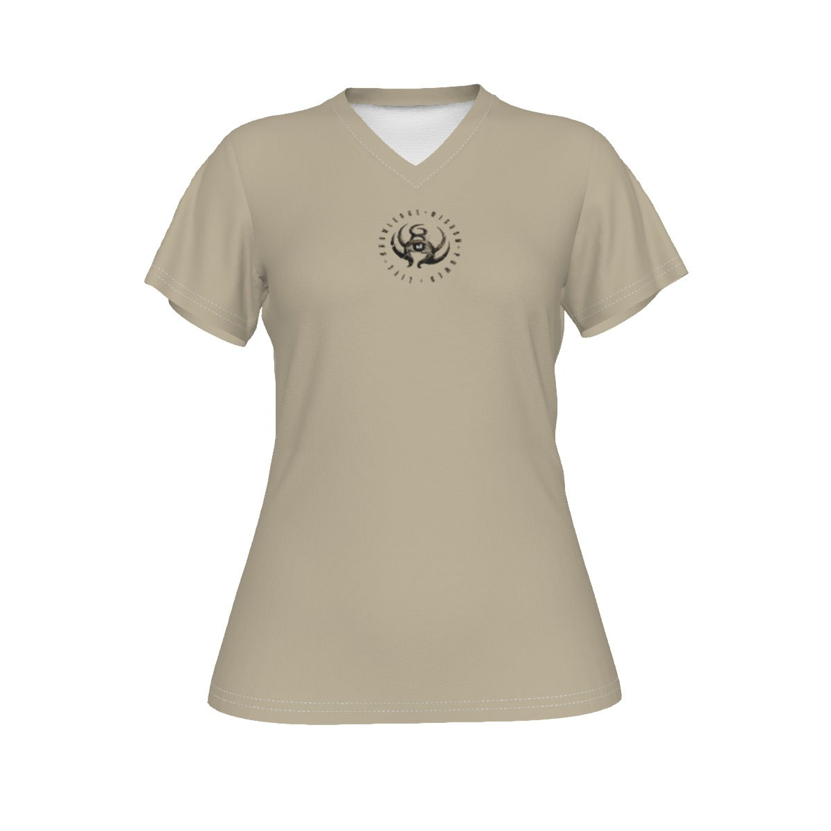 All-Over Print V-neck Women's T-shirt