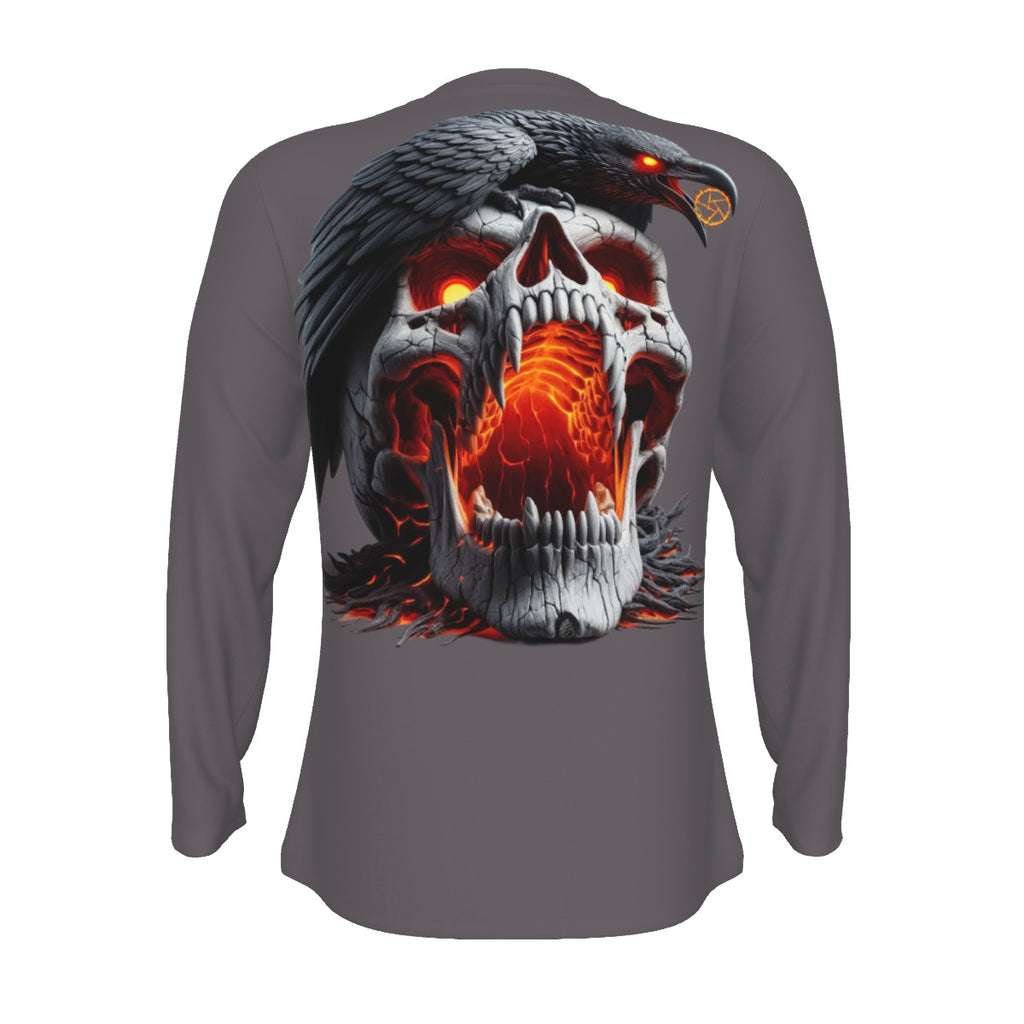 All-Over Print Long Sleeve T-Shirt | 190GSM Cotton