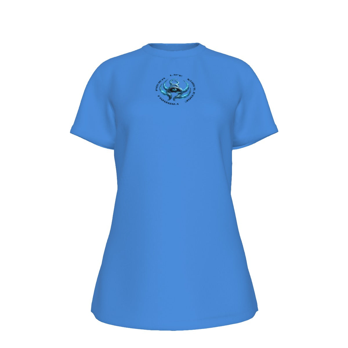 All-Over Print Women's Round Neck T-Shirt | 190GSM Cotton