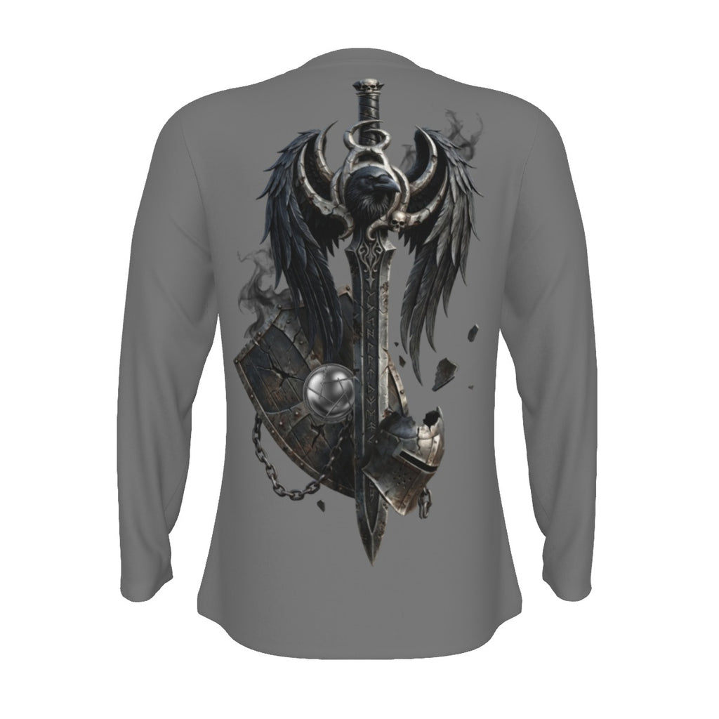 All-Over Print Long Sleeve T-Shirt | 190GSM Cotton