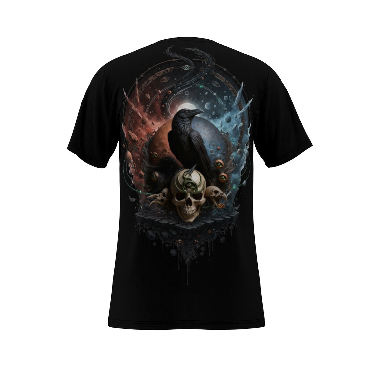 Cosmic Balance Skull and Crow LKWP Jersey T-Shirt