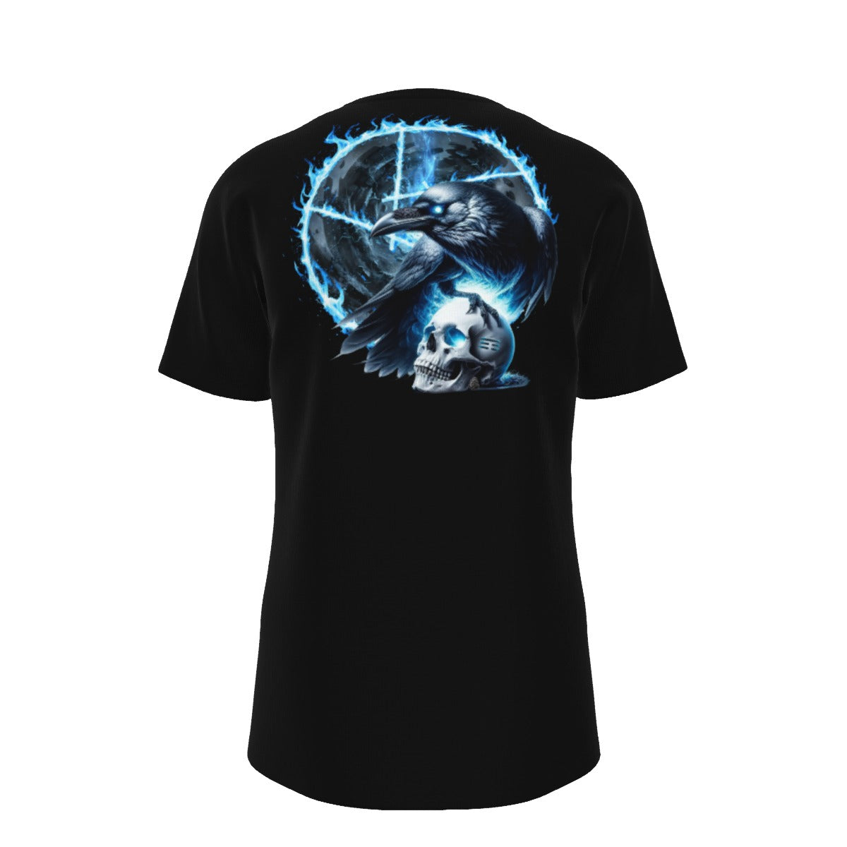Midnight Raven Skull Graphic Tee