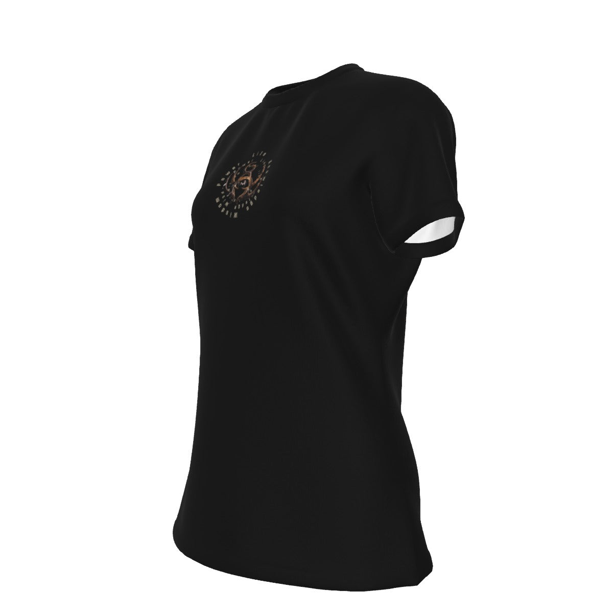All-Over Print Women's Round Neck T-Shirt | 190GSM Cotton