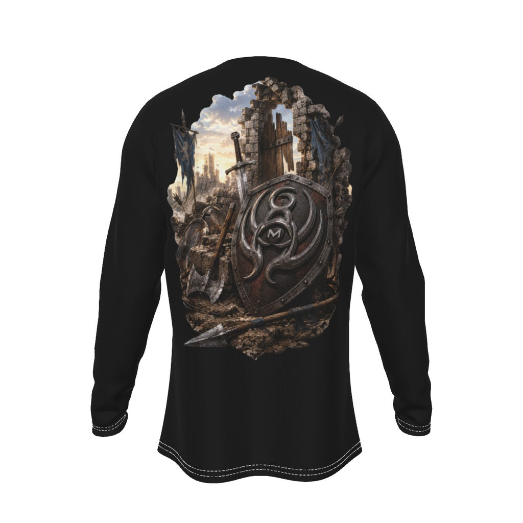 LKWP Fallen Kingdom Battle Shield Long-Sleeve Shirt – Life Knowledge Wisdom Power