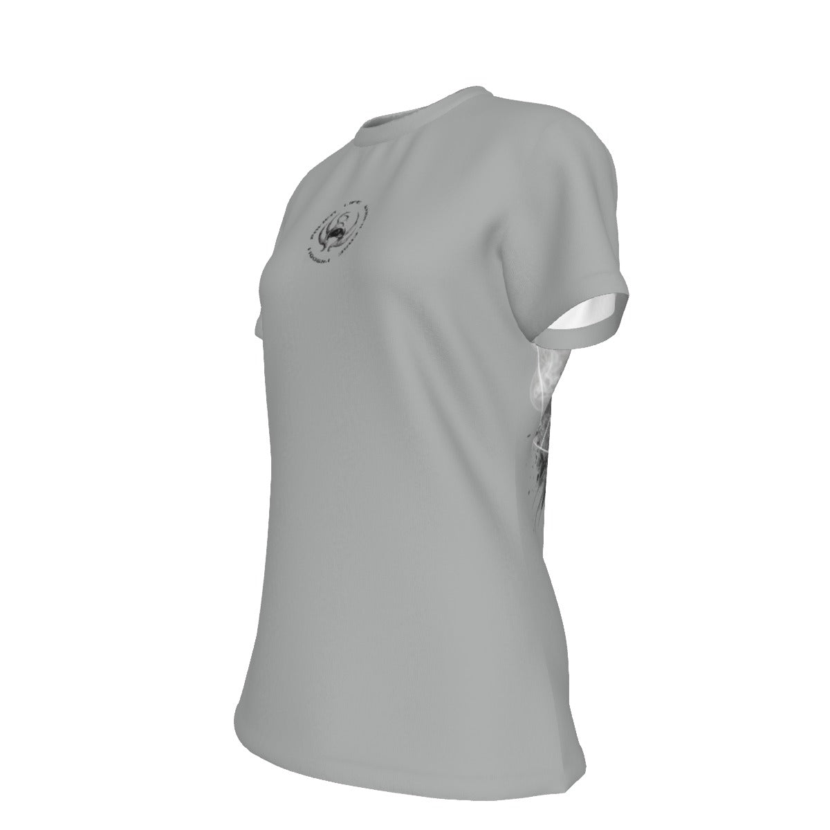All-Over Print Women's Round Neck T-Shirt | 190GSM Cotton