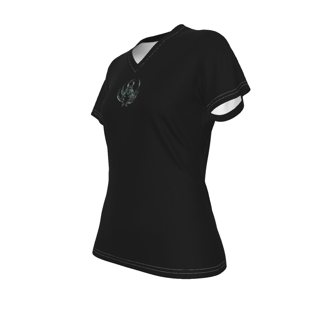 All-Over Print V-neck Women's T-shirt