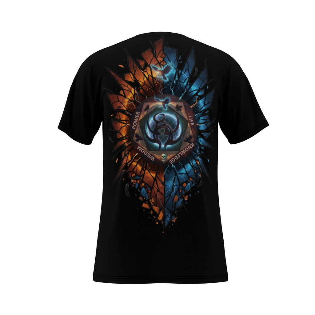 Shattered Elements Skull and Crow LKWP T-Shirt