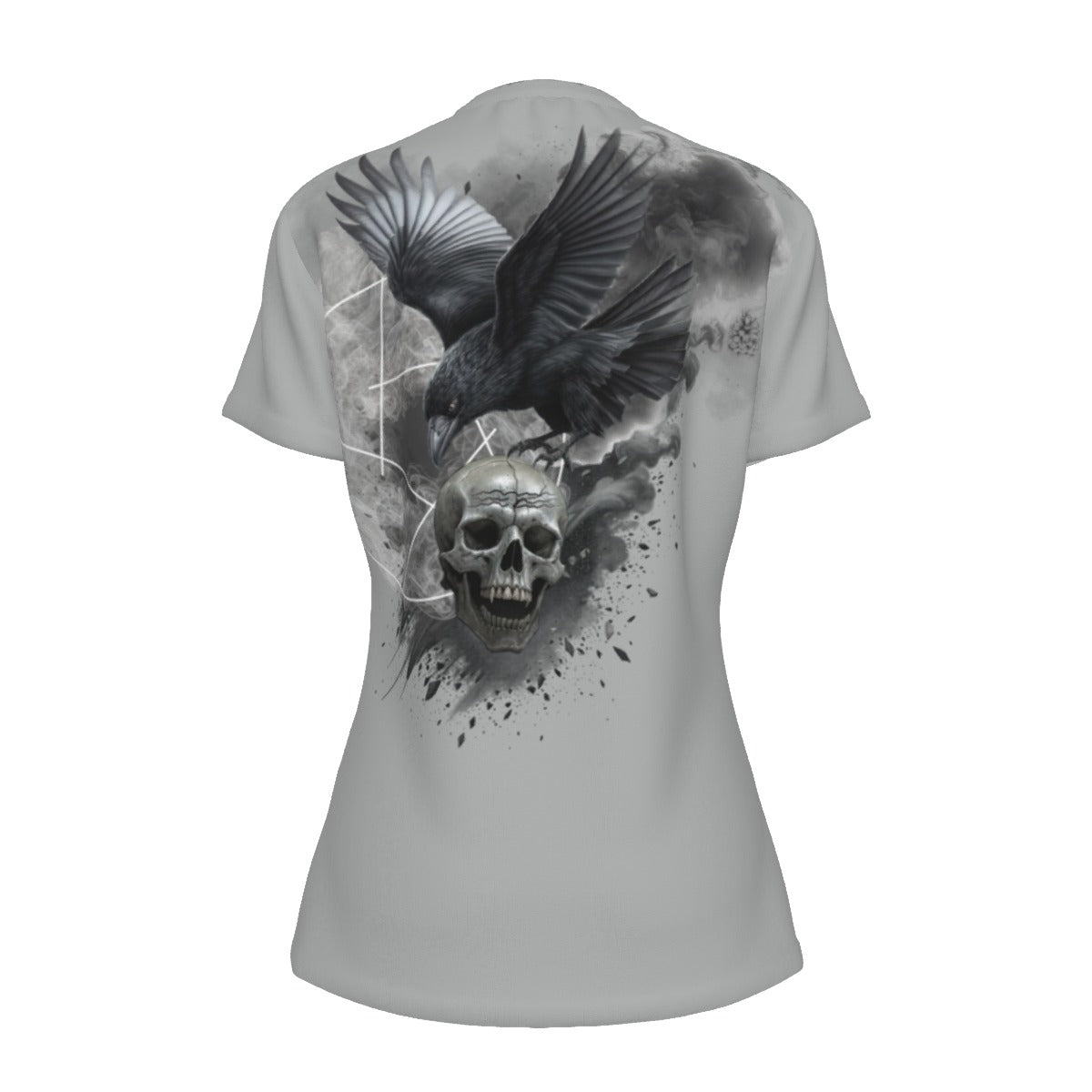 All-Over Print Women's Round Neck T-Shirt | 190GSM Cotton