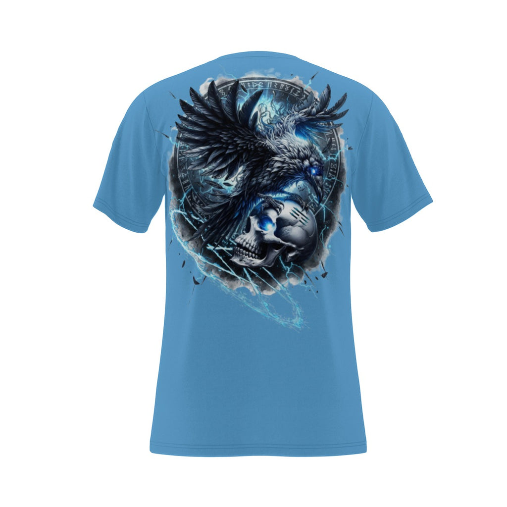 Electric Raven Skull and Crow LKWP Jersey T-Shirt