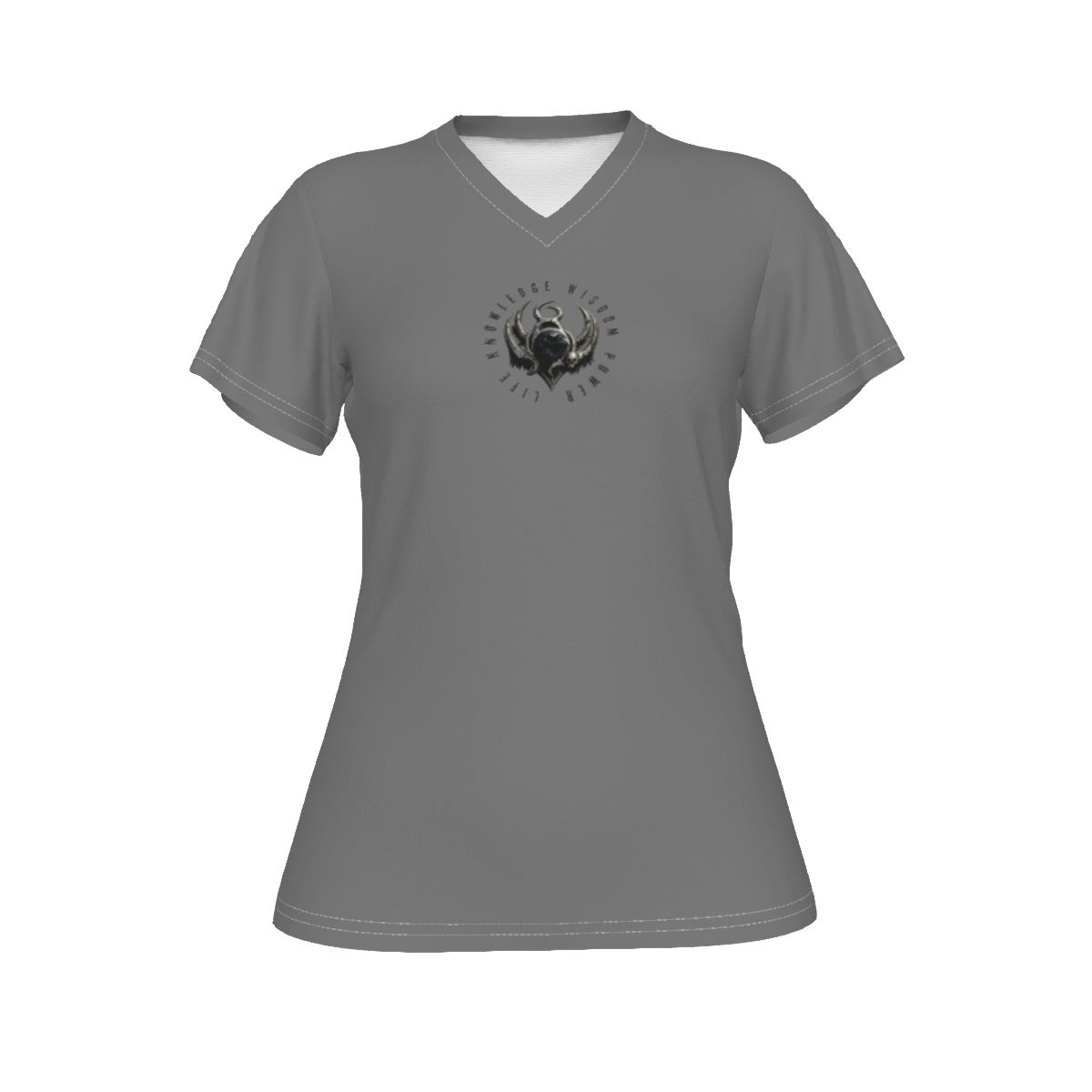 All-Over Print V-neck Women's T-shirt