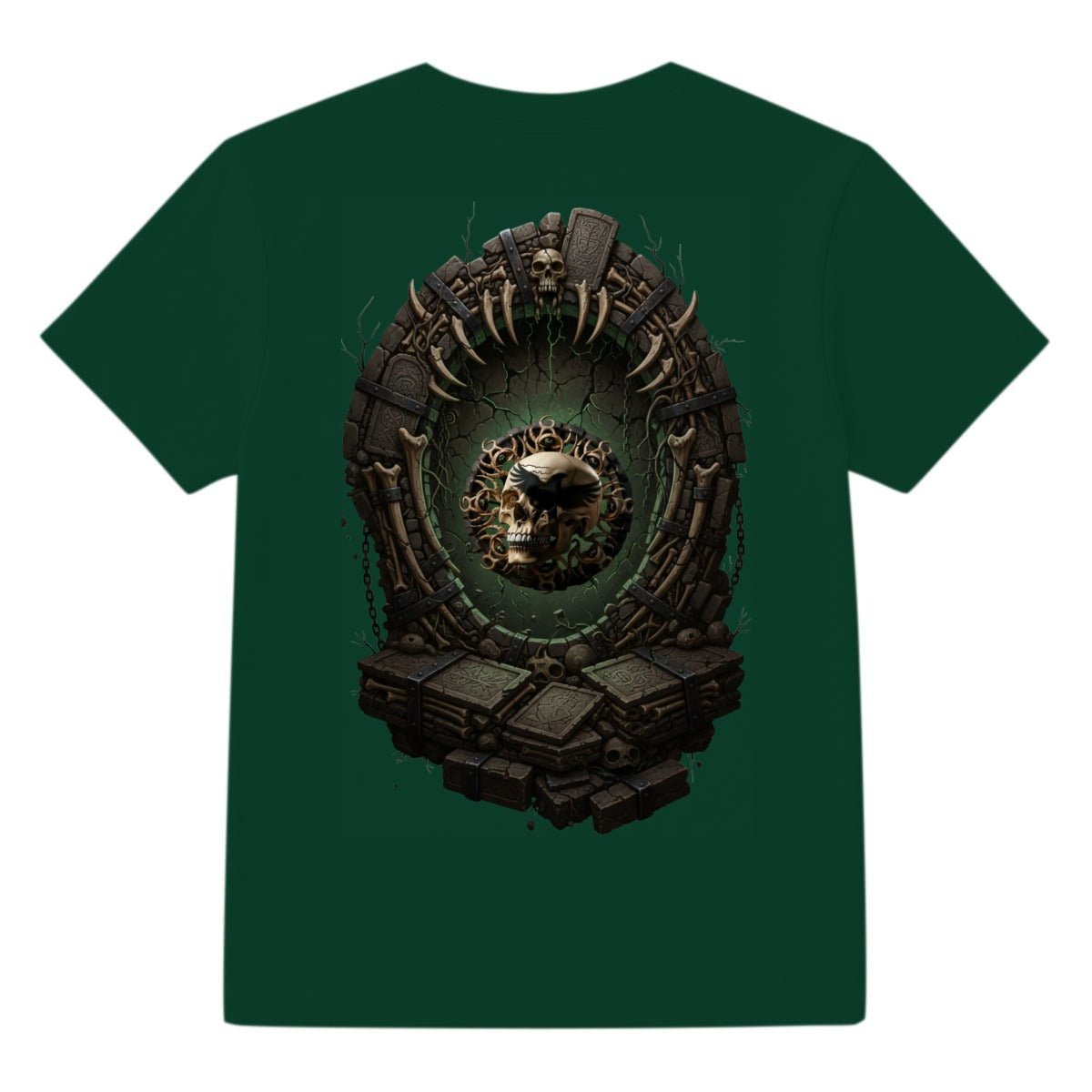 Ancient Portal Skull and Crow LKWP Graphic T-Shirt