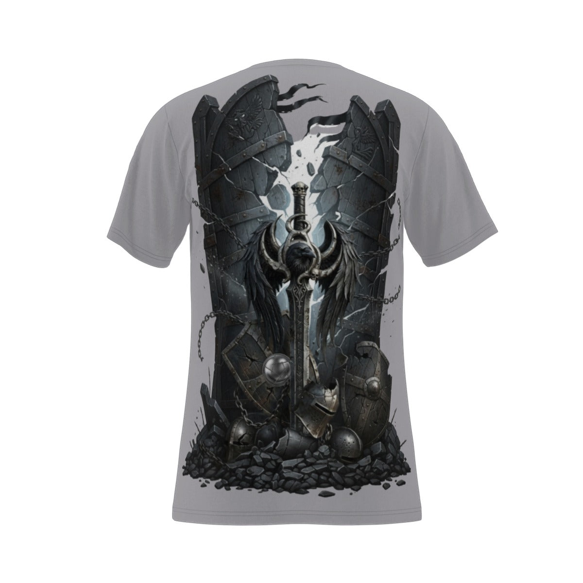 Shattered Guardian Skull and Crow LKWP Jersey T-Shirt