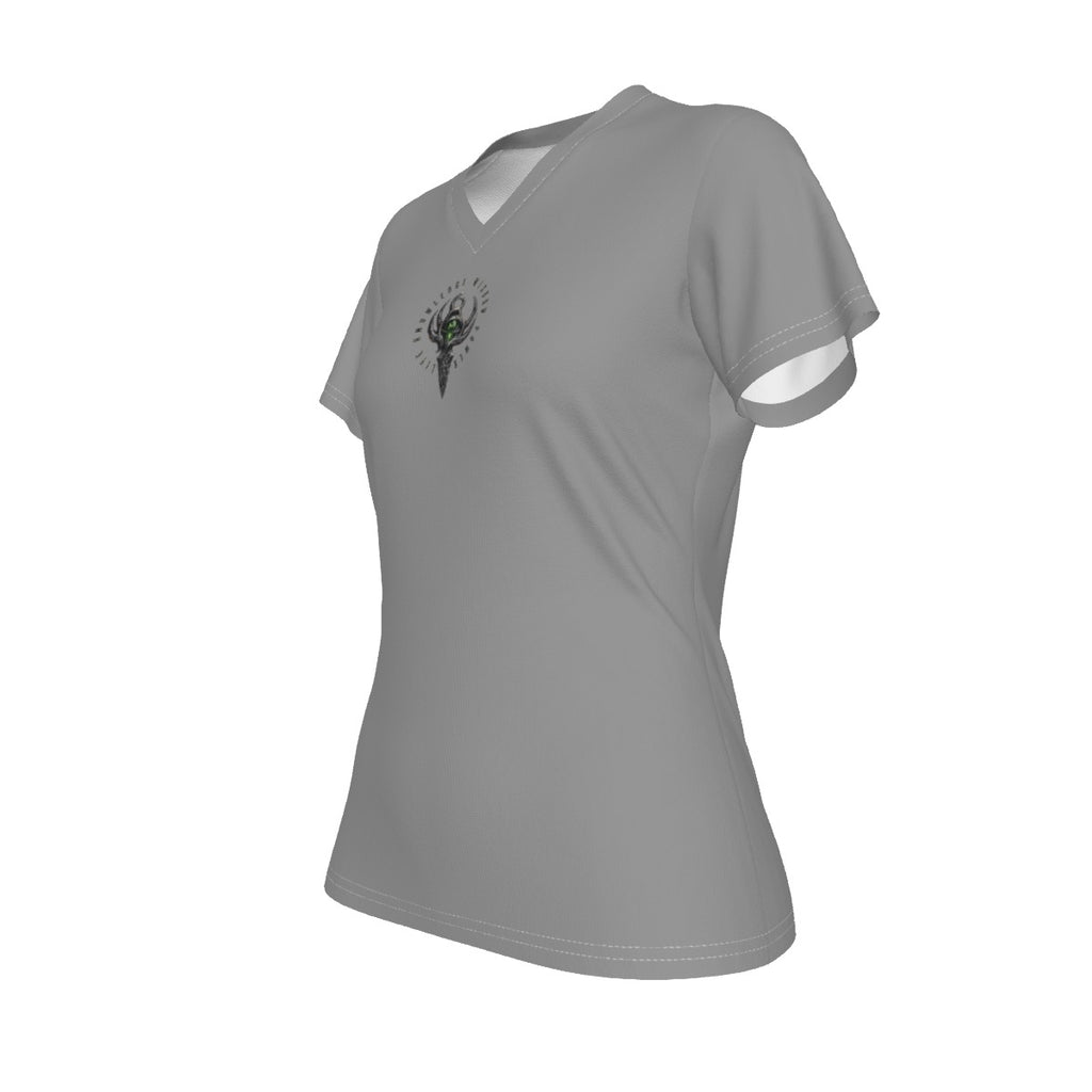 All-Over Print V-neck Women's T-shirt