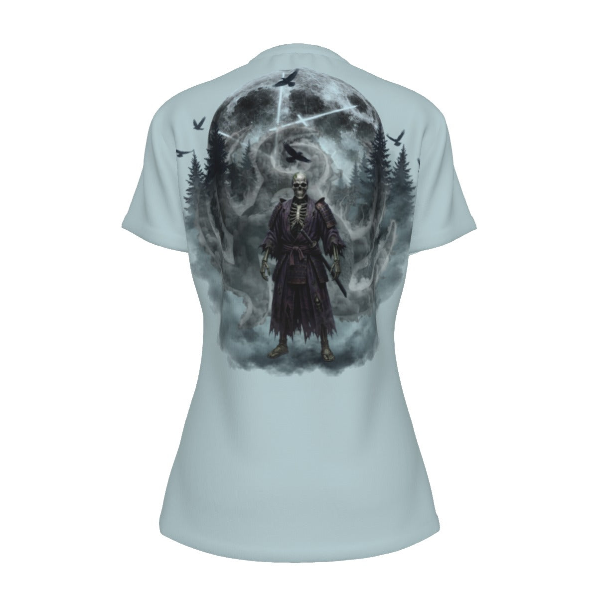 All-Over Print Women's Round Neck T-Shirt | 190GSM Cotton