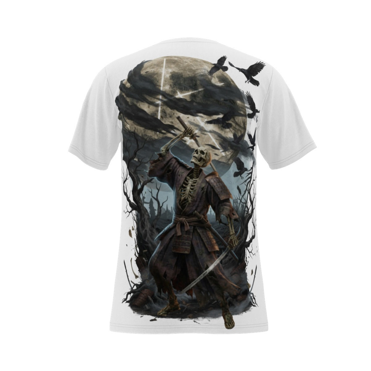 Moonlit Ronin Skull and Crow LKWP Jersey T-Shirt