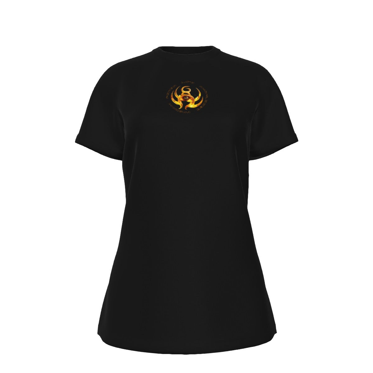 All-Over Print Women's Round Neck T-Shirt | 190GSM Cotton