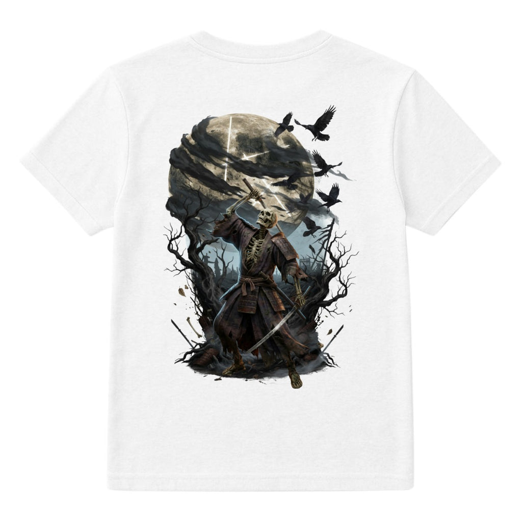 Moonlit Ronin Skull and Crow LKWP Graphic T-Shirt