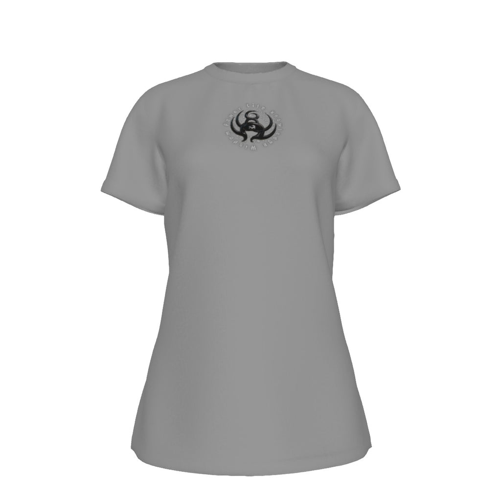 All-Over Print Women's Round Neck T-Shirt | 190GSM Cotton