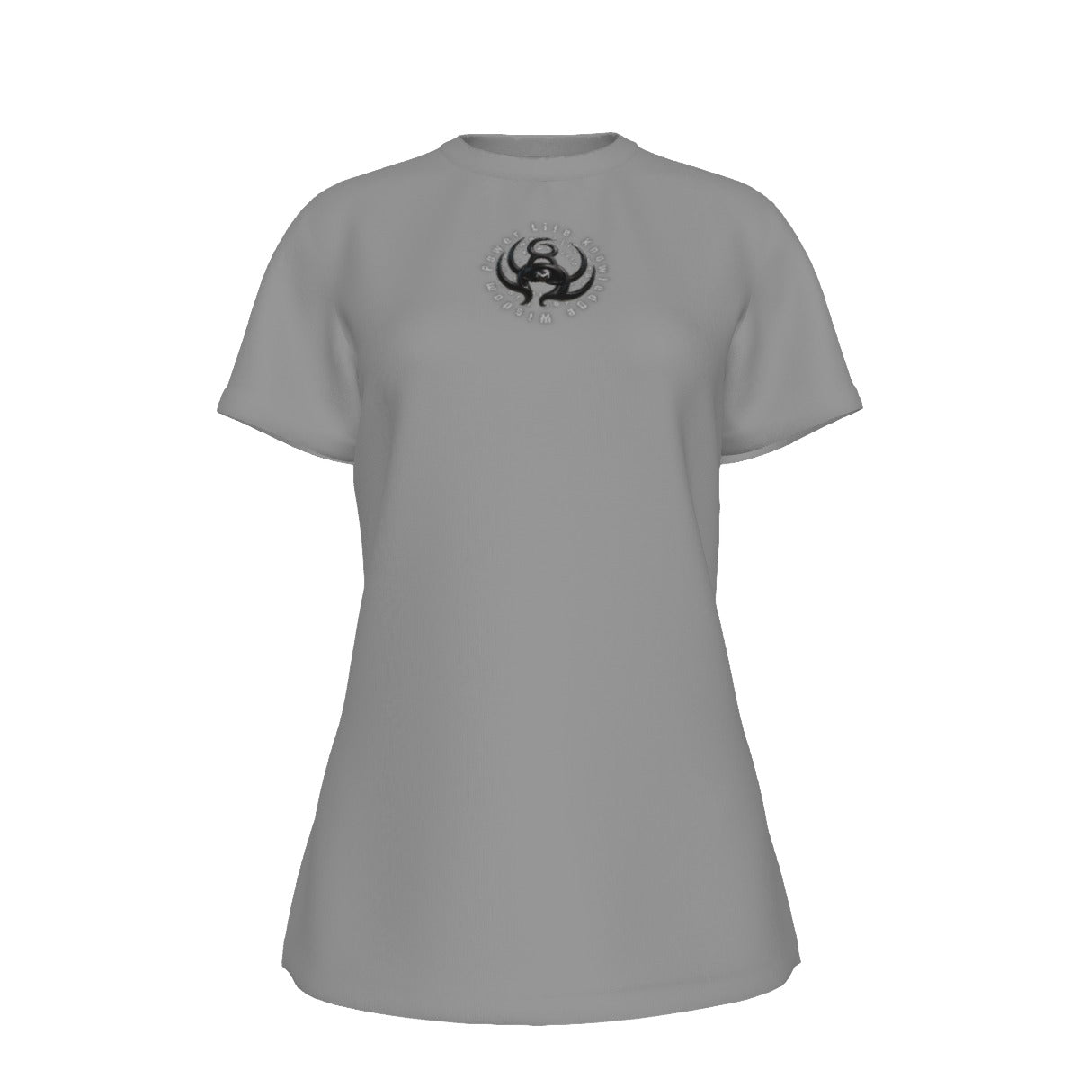 All-Over Print Women's Round Neck T-Shirt | 190GSM Cotton