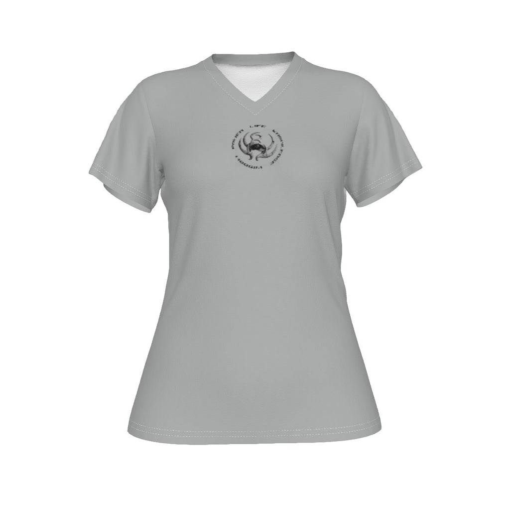 All-Over Print V-neck Women's T-shirt