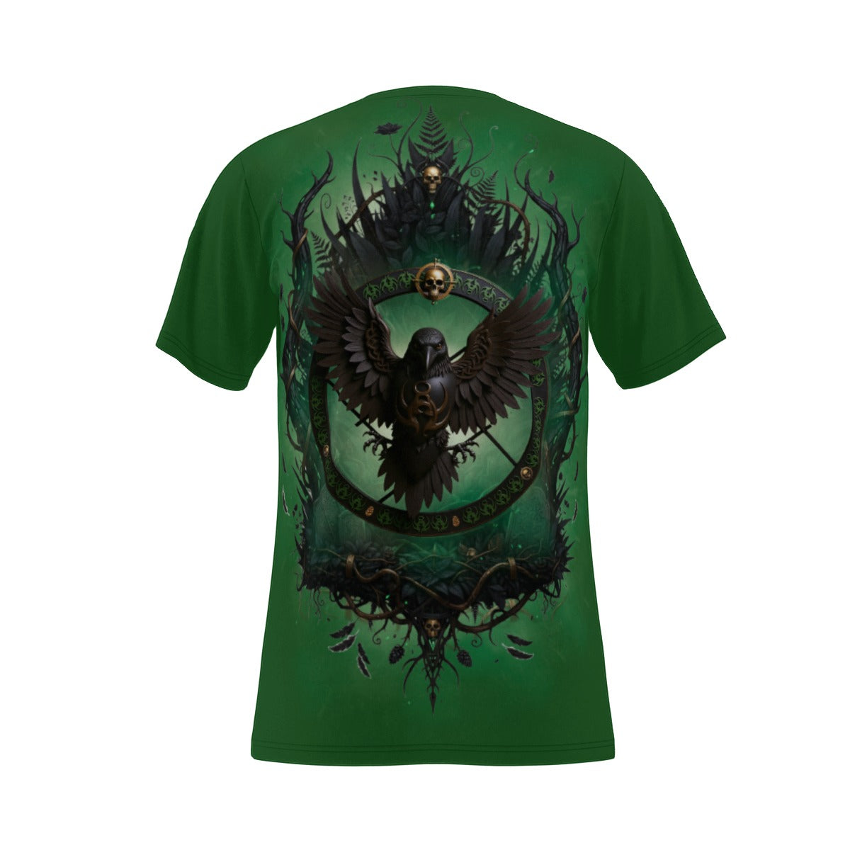 Emerald Omen Skull and Crow LKWP Jersey T-Shirt
