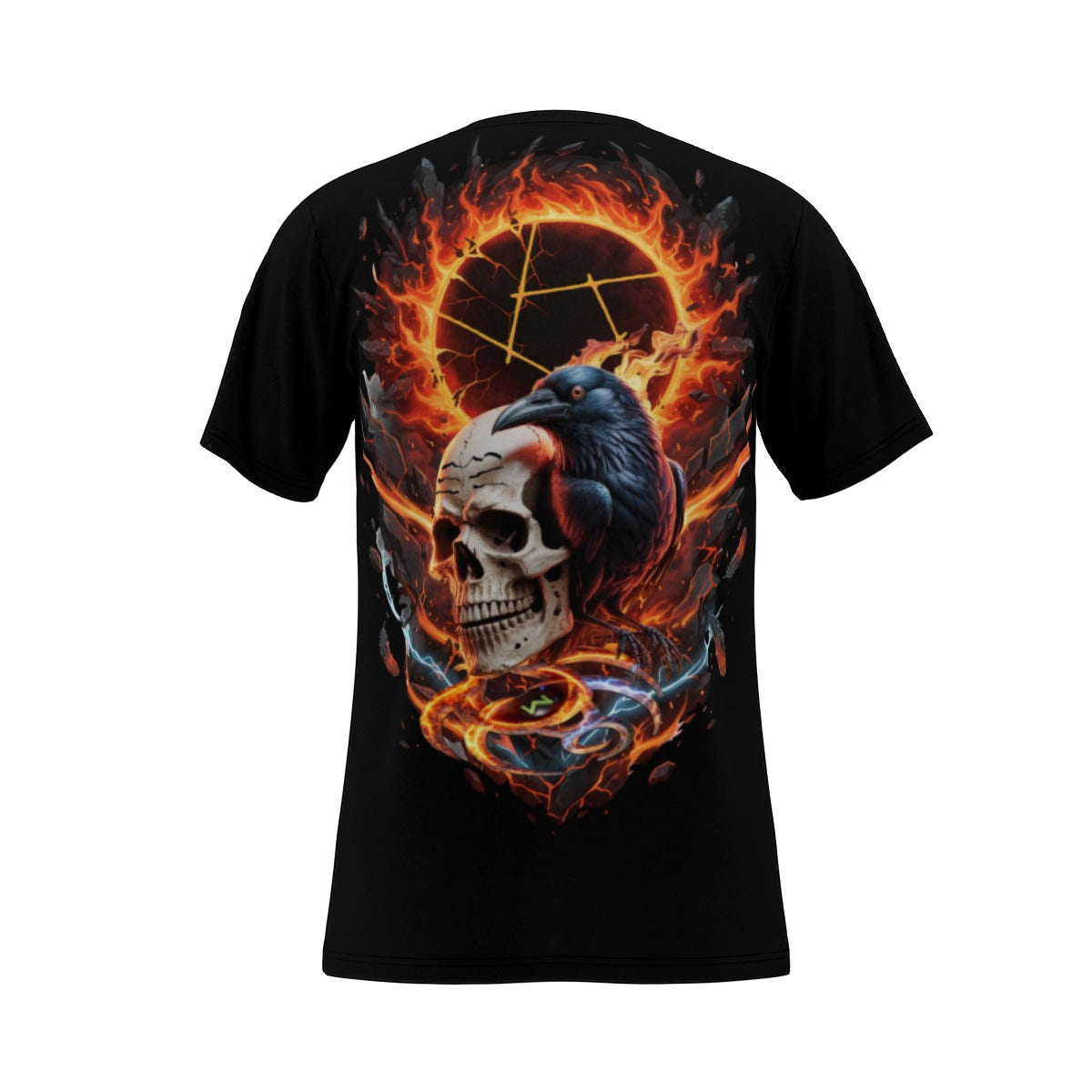 Inferno Eclipse Skull and Crow LKWP Jersey T-Shirt