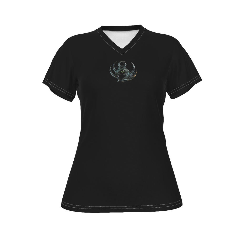 All-Over Print V-neck Women's T-shirt