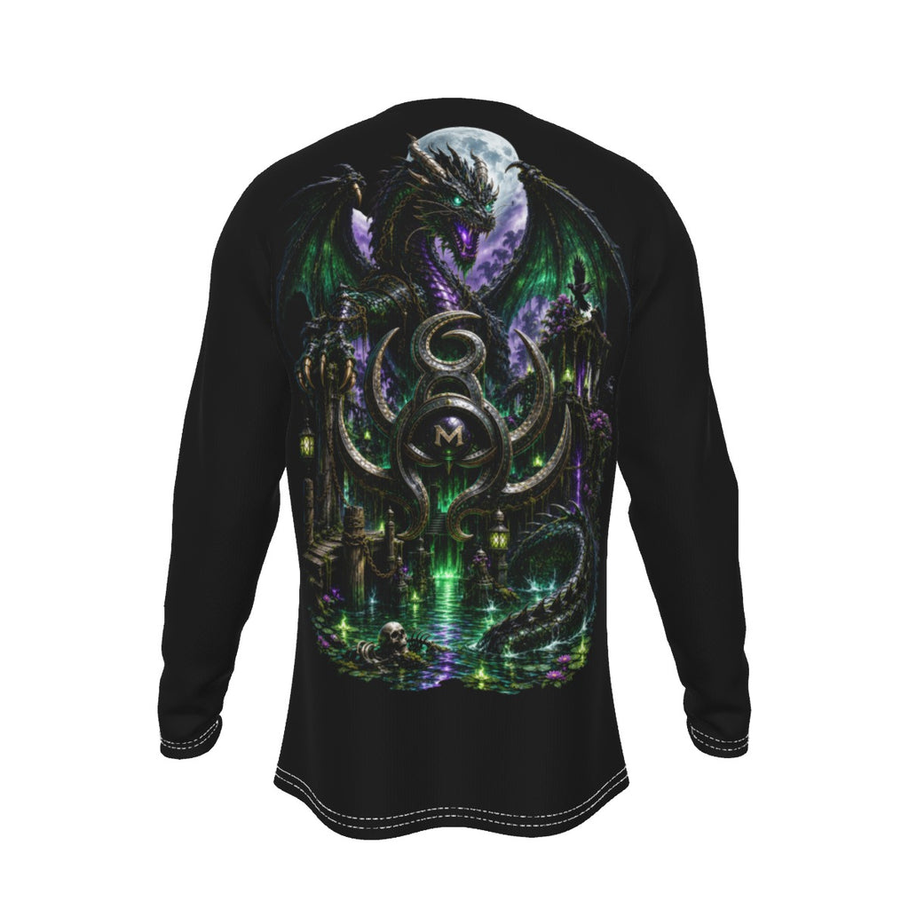 LKWP Emerald Moon Dragon Long-Sleeve Shirt – Life Knowledge Wisdom Power