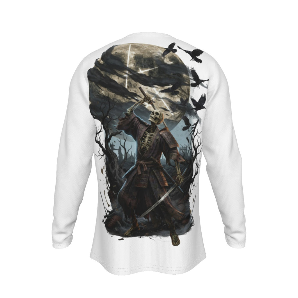 Moonlit Ronin Skull and Crow LKWP Long-Sleeve Shirt
