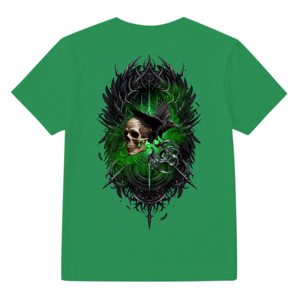 Emerald Skull and Crow LKWP Graphic T-Shirt
