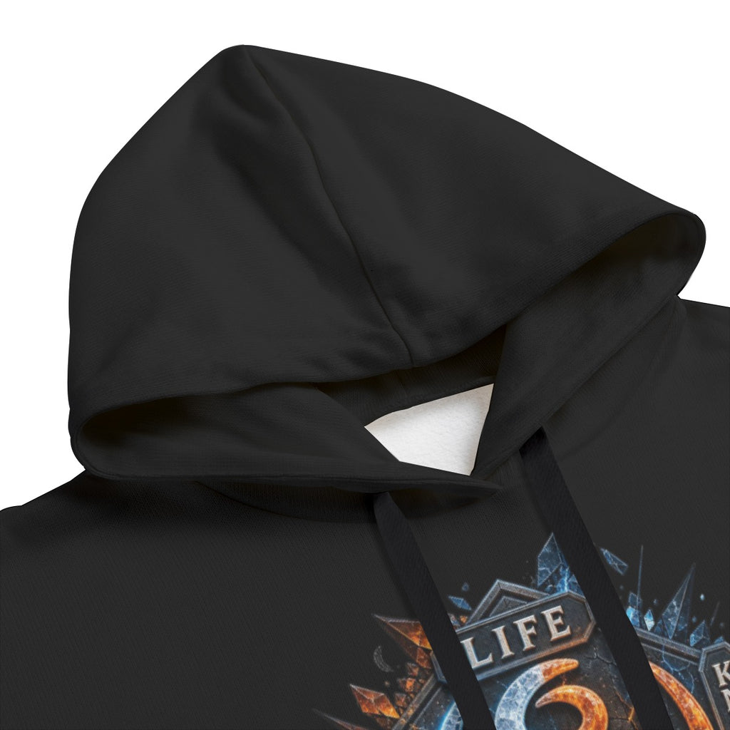 Shattered Elements Skull and Crow LKWP Fleece Hoodie