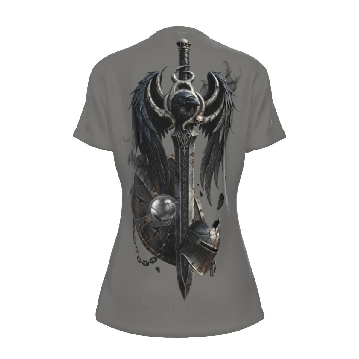 All-Over Print Round Neck T-Shirt