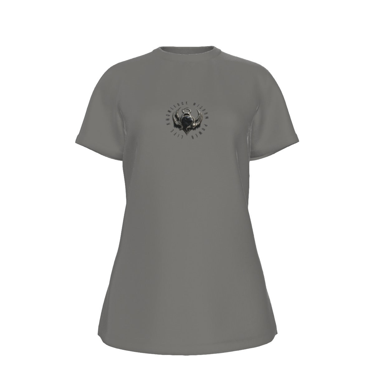 All-Over Print Round Neck T-Shirt