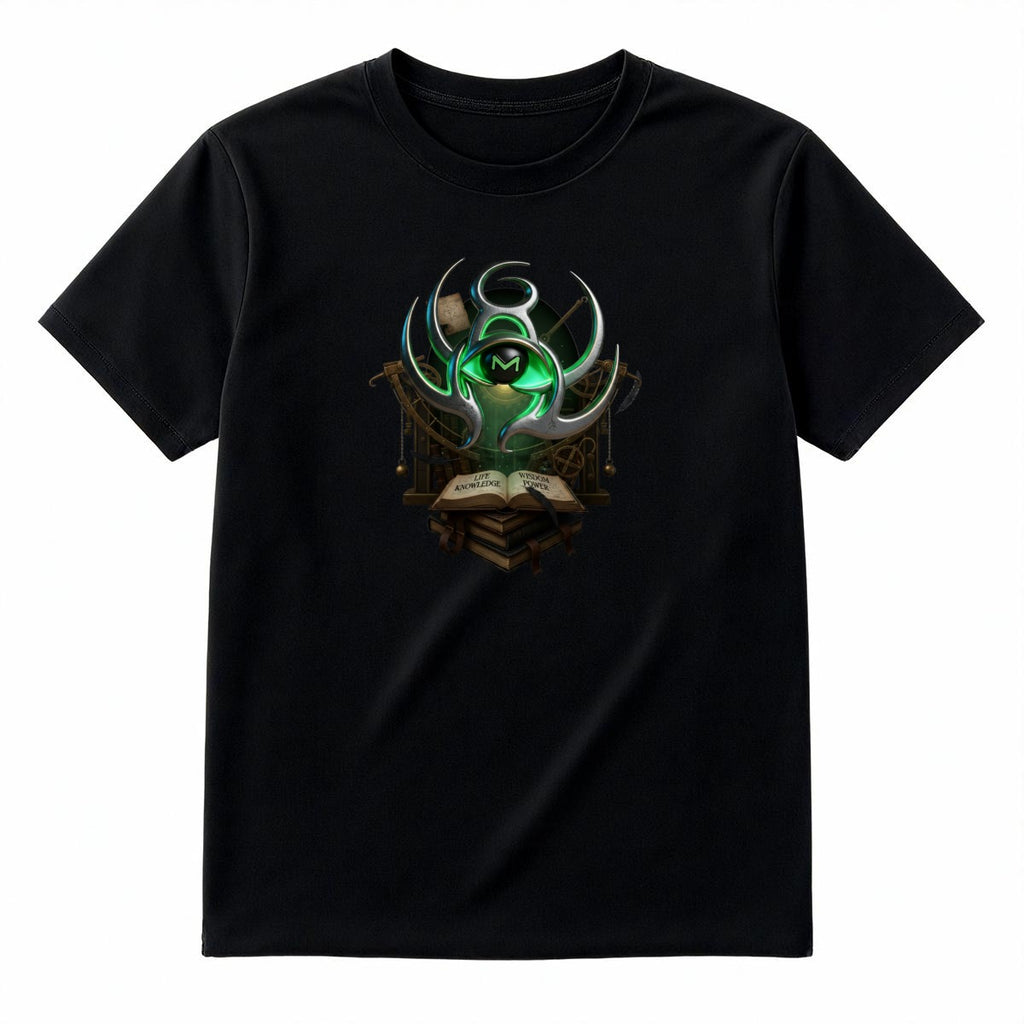 Arcane Navigator Skull and Crow LKWP Graphic T-Shirt