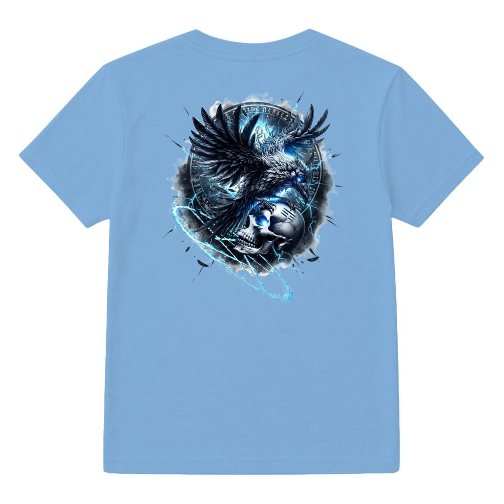 Electric Raven Skull and Crow LKWP Graphic T-Shirt