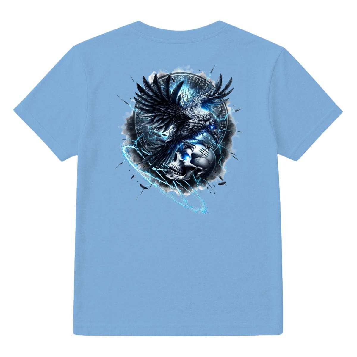 Electric Raven Skull and Crow LKWP Graphic T-Shirt