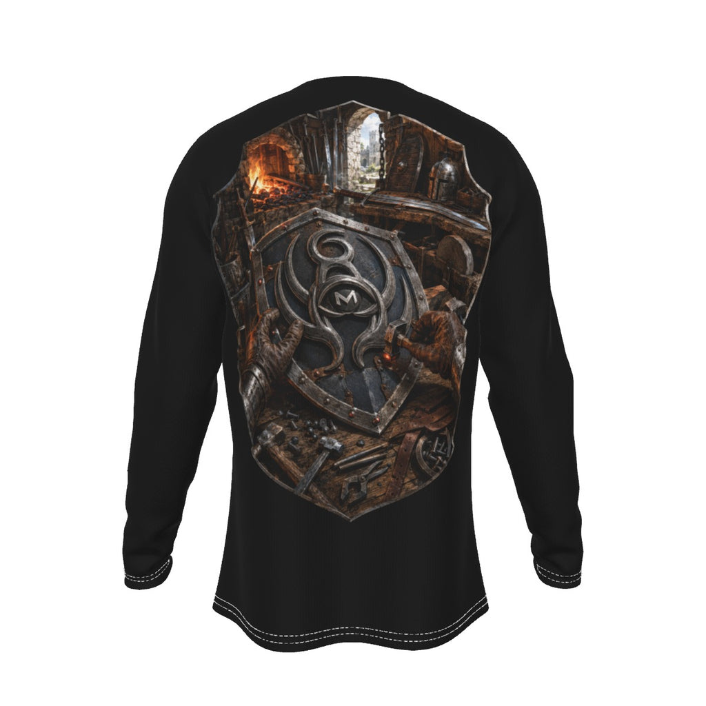 LKWP Medieval Blacksmith Shield Long-Sleeve Shirt – Life Knowledge Wisdom Power