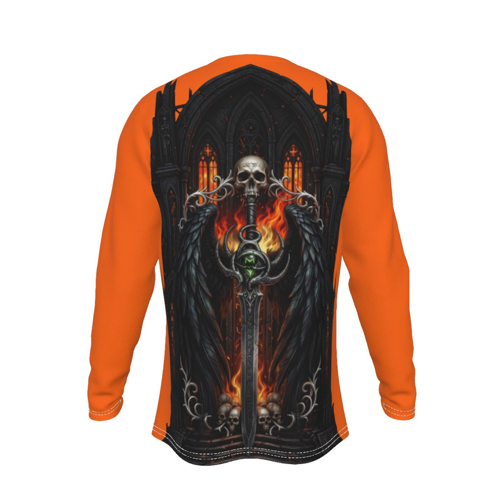 Infernal Throne Skull and Crow LKWP Long-Sleeve Shirt
