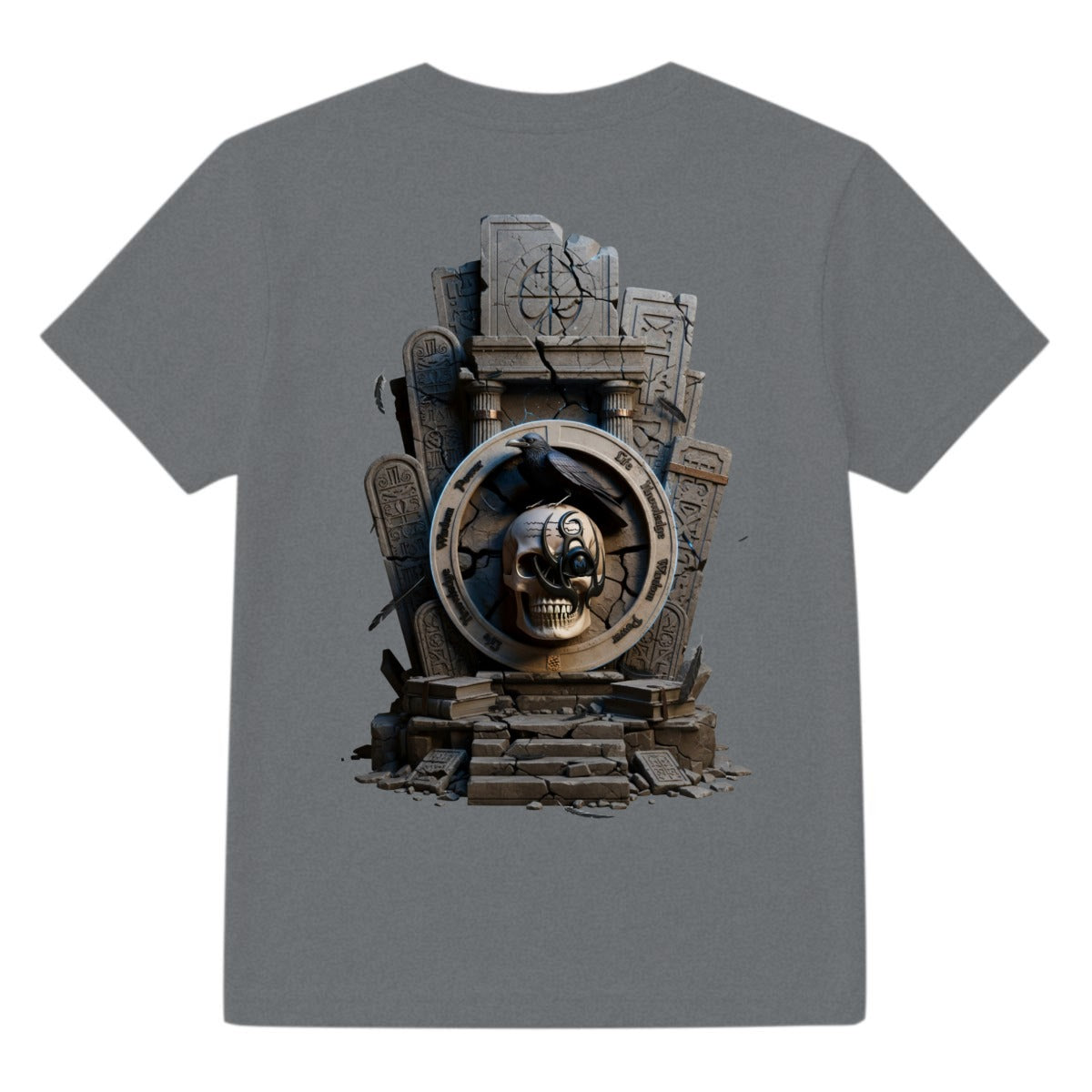 Ancient Sentinel Skull and Crow LKWP Graphic T-Shirt